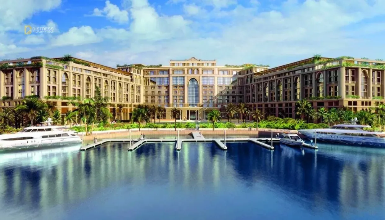 Palazzo Versace residence interiors and building character in Culture Village, Dubai