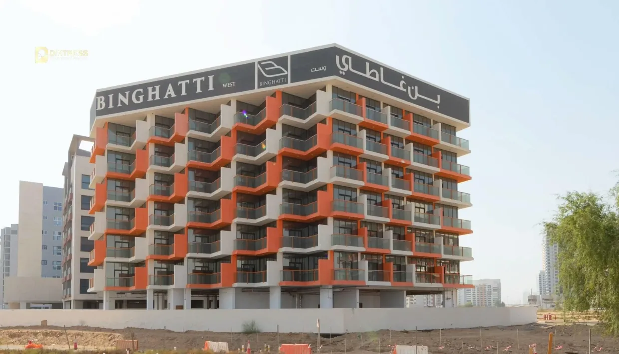 Residential towers in the Dubailand corridor used as interim visual for Falcon City of Wonders