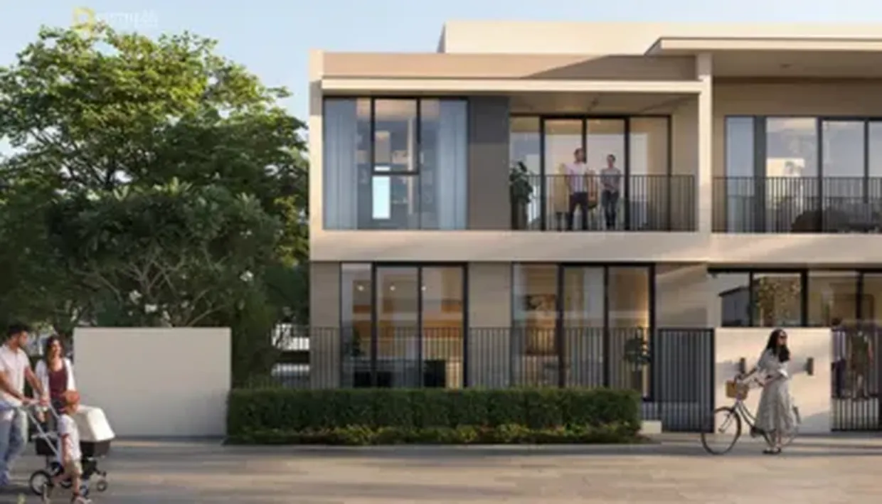 Townhouse elevation in the Equestra cluster at Grand Polo Club and Resort, Dubai