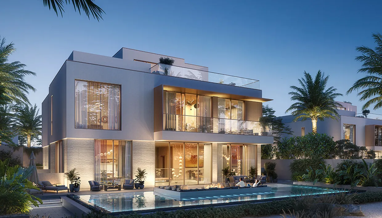 Mirage villas beside waterways at The Oasis by Emaar Properties