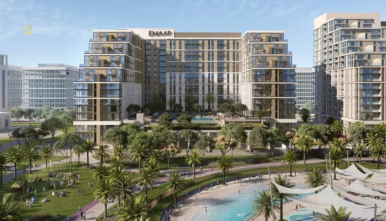 Rendering of Parkside Views in Dubai Hills Estate, developed by Emaar Properties