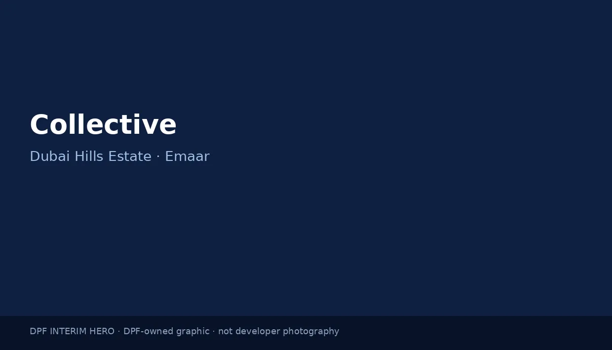 Collective name on a dark blue DPF interim hero graphic
