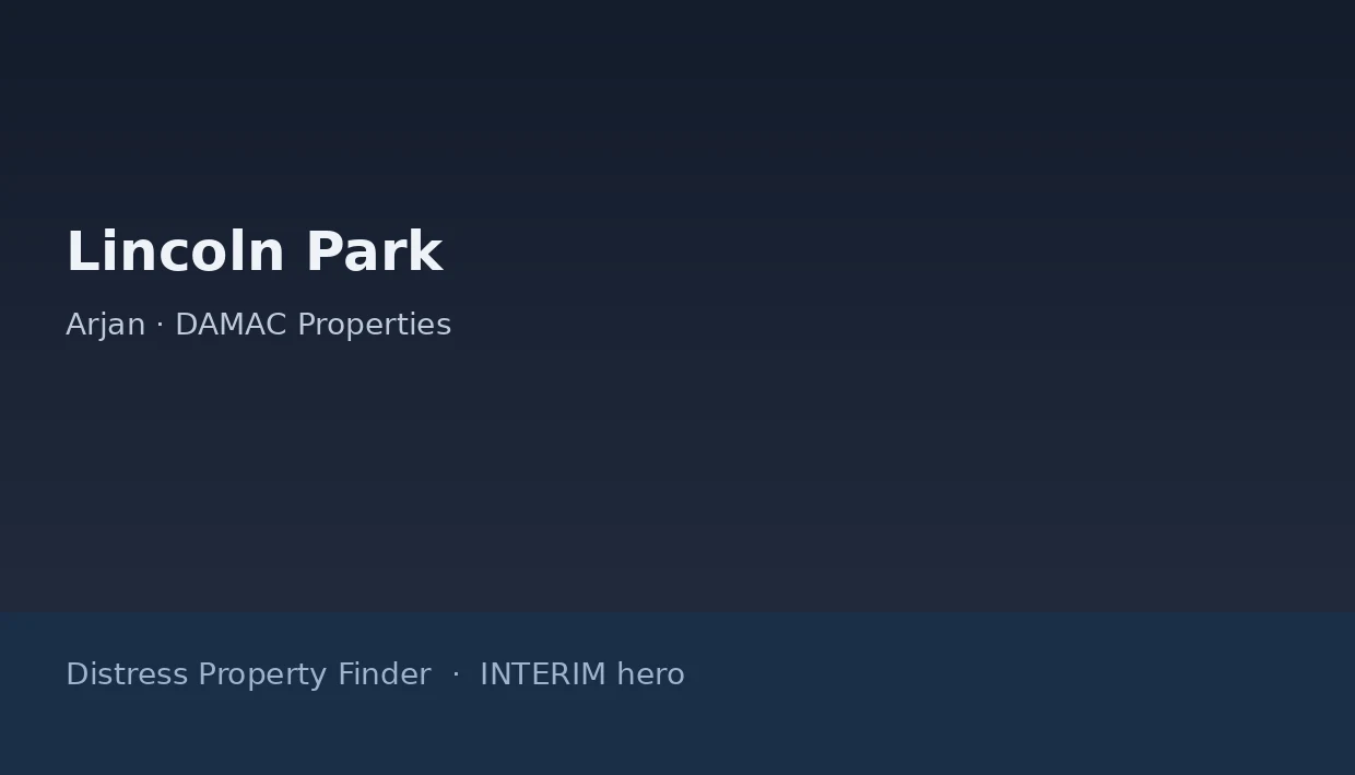 Lincoln Park name on a dark blue DPF interim hero graphic