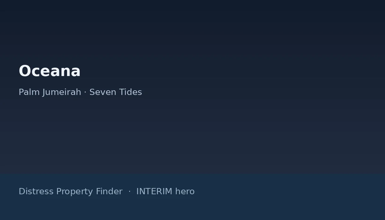 Oceana name on a dark blue DPF interim hero graphic