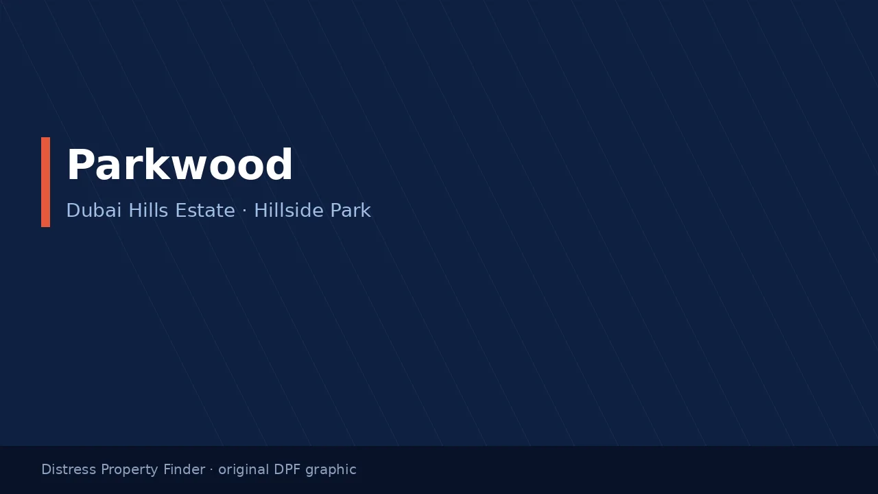 Parkwood title on an original dark blue DPF graphic
