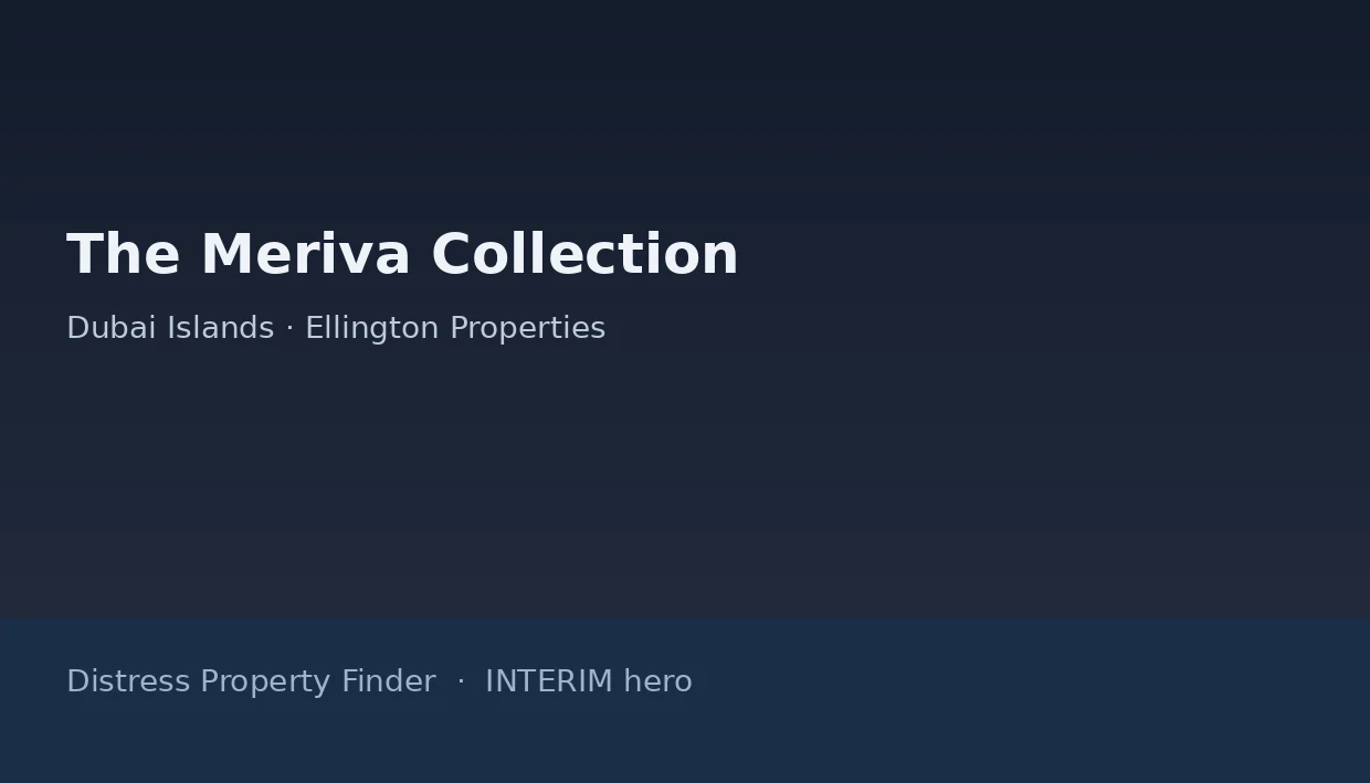 The Meriva Collection name on a dark blue DPF interim hero graphic