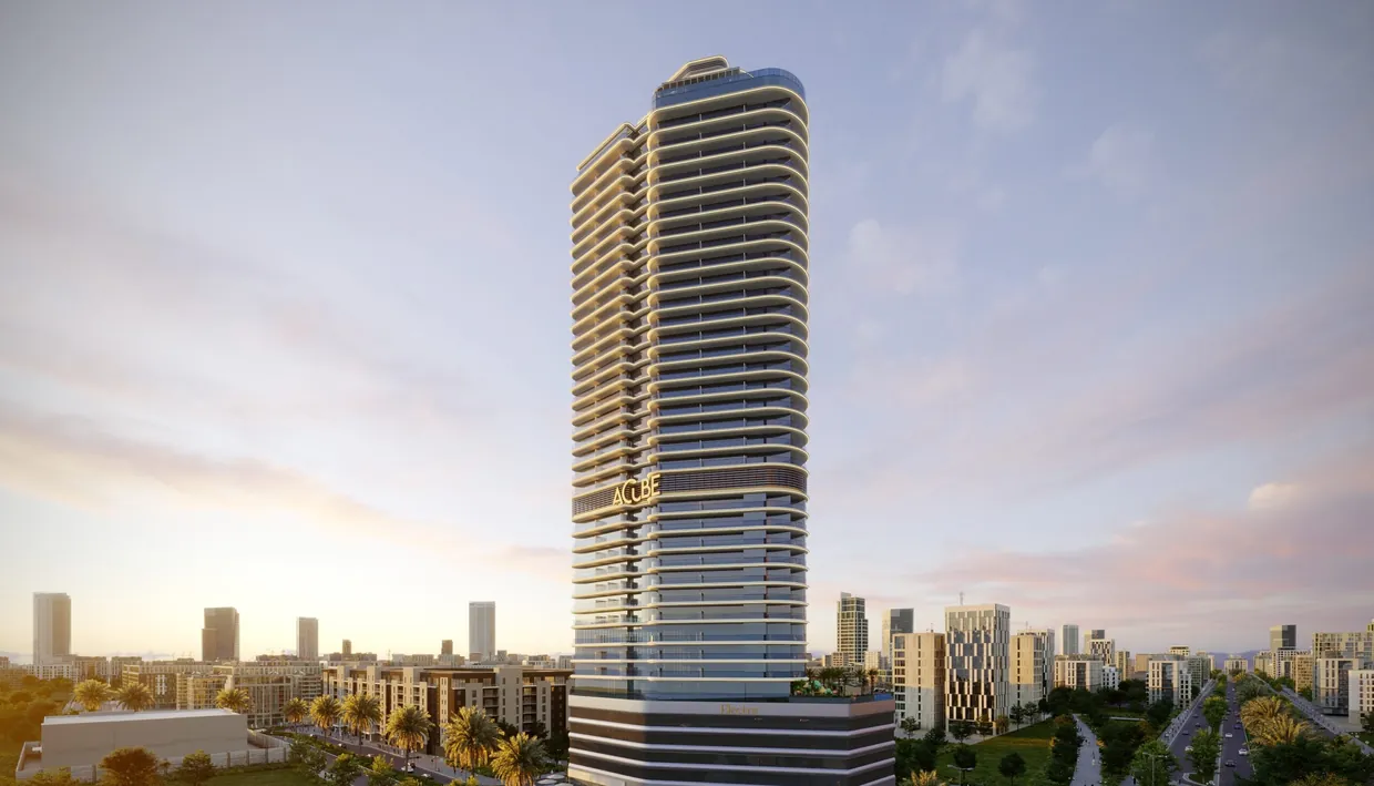 Rendering of Electra in Jumeirah Village Circle, developed by Acube Developments