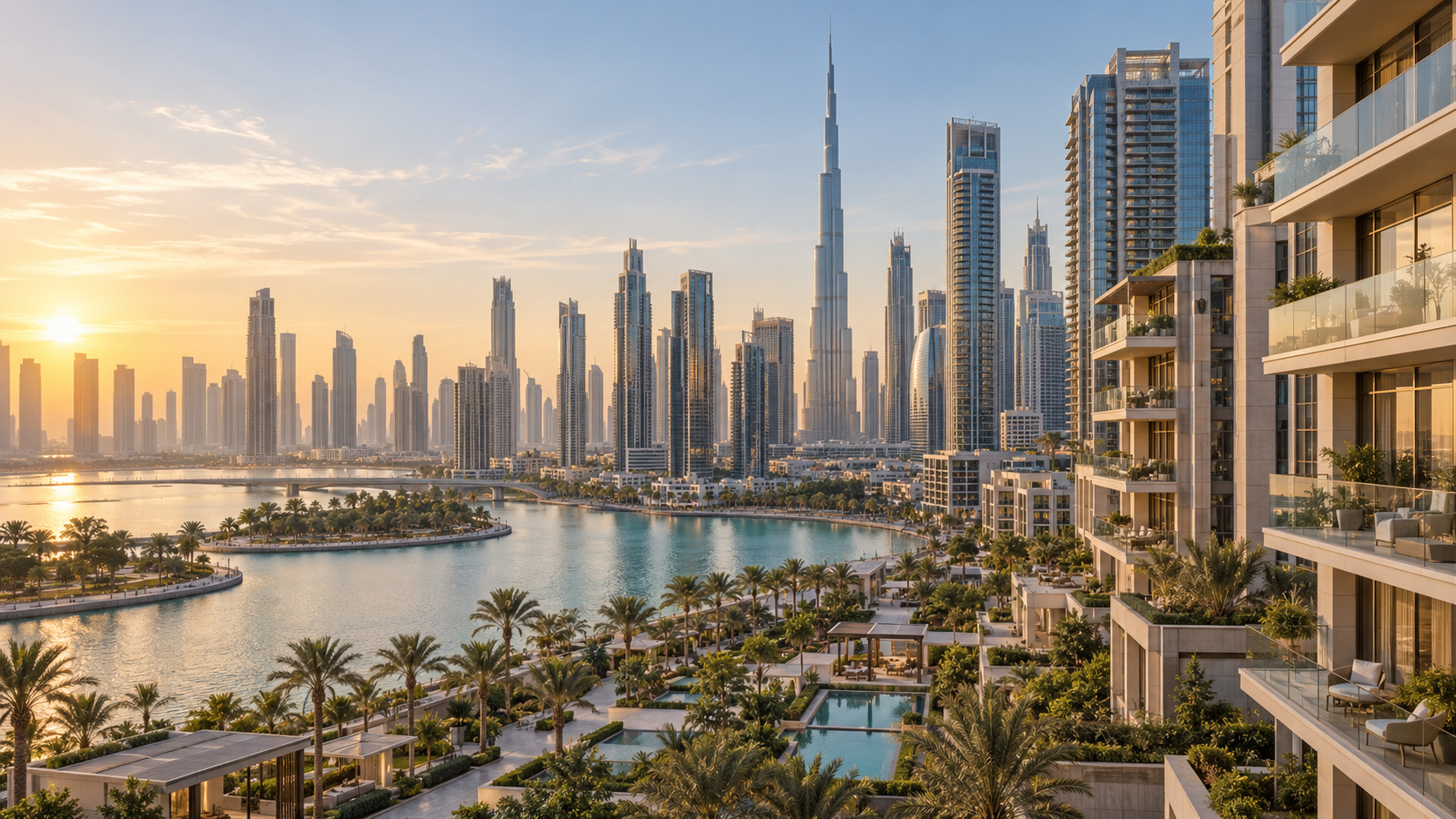 DPF graphic with the text AHS Properties, Dubai developer profile