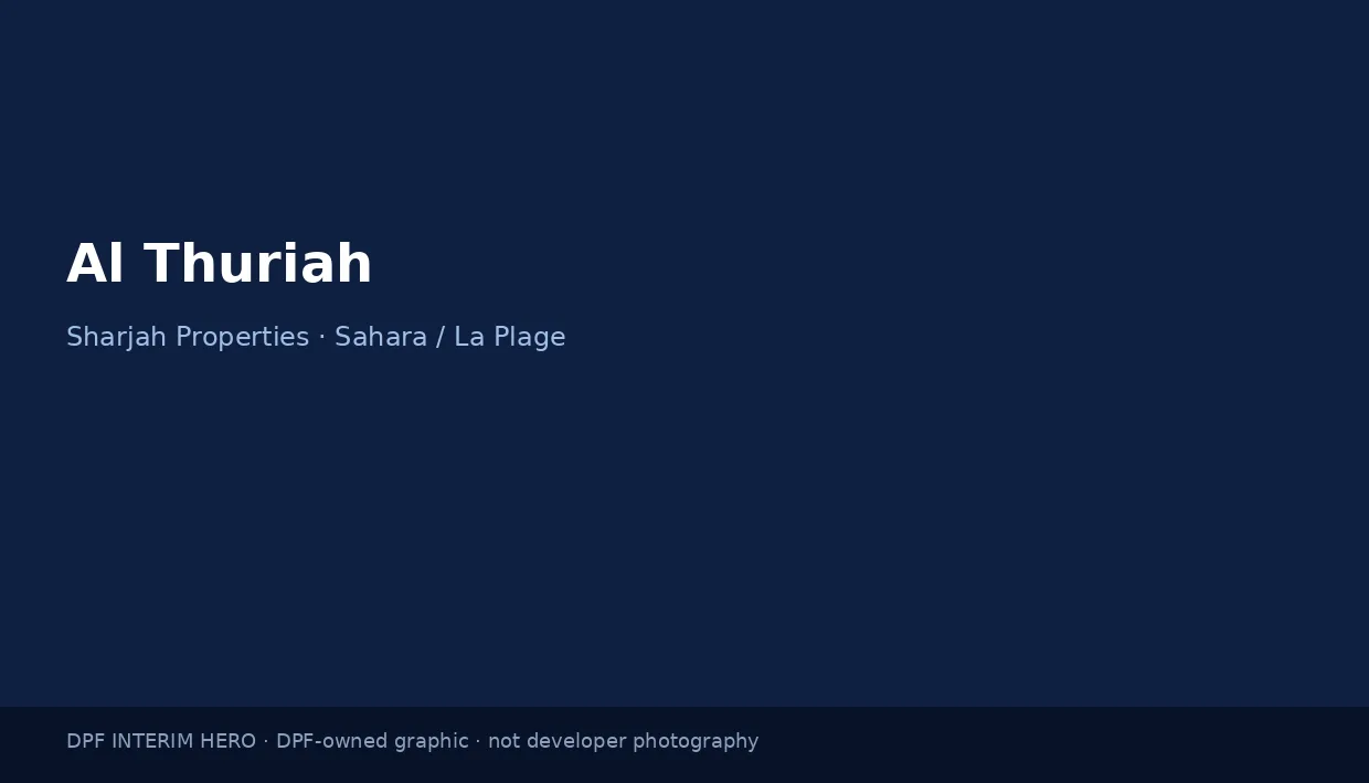 Al Thuriah name on a dark blue DPF interim hero graphic