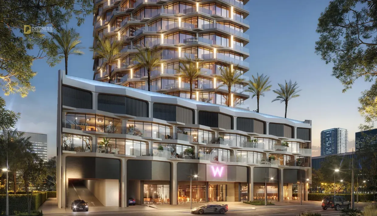 Rendering of W Residences in Downtown Dubai, developed by DarGlobal