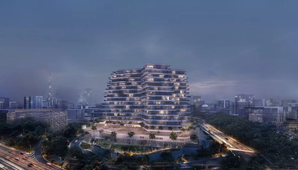 Rendering of Trinity Residences in Arjan, developed by DECA Properties