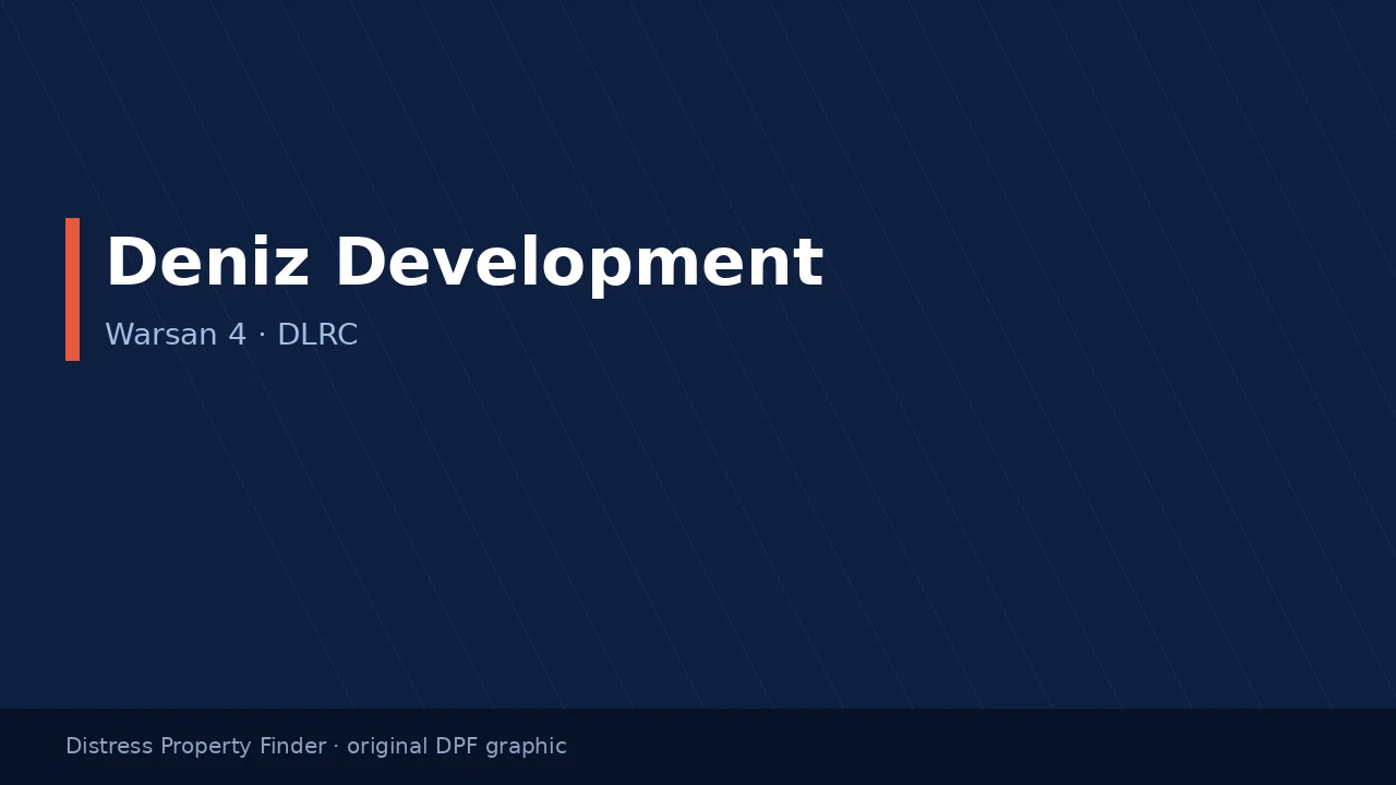 Deniz Development name on an original dark blue DPF graphic