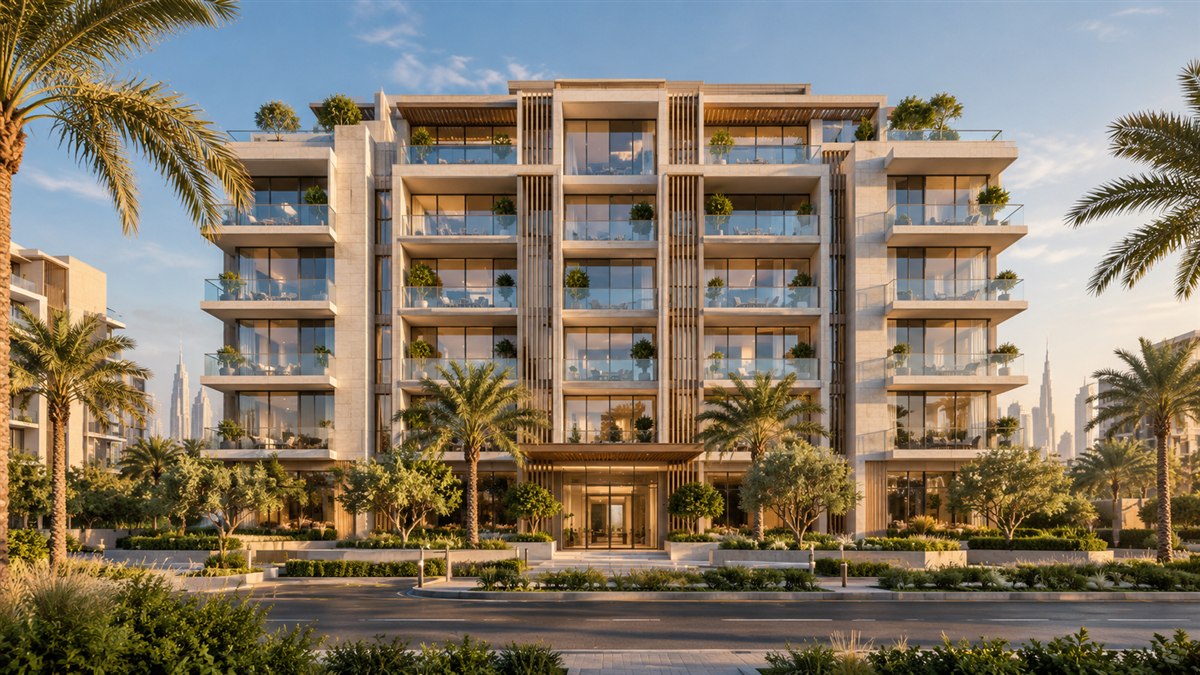 Illustrative contemporary residential architecture for the Evera Development profile