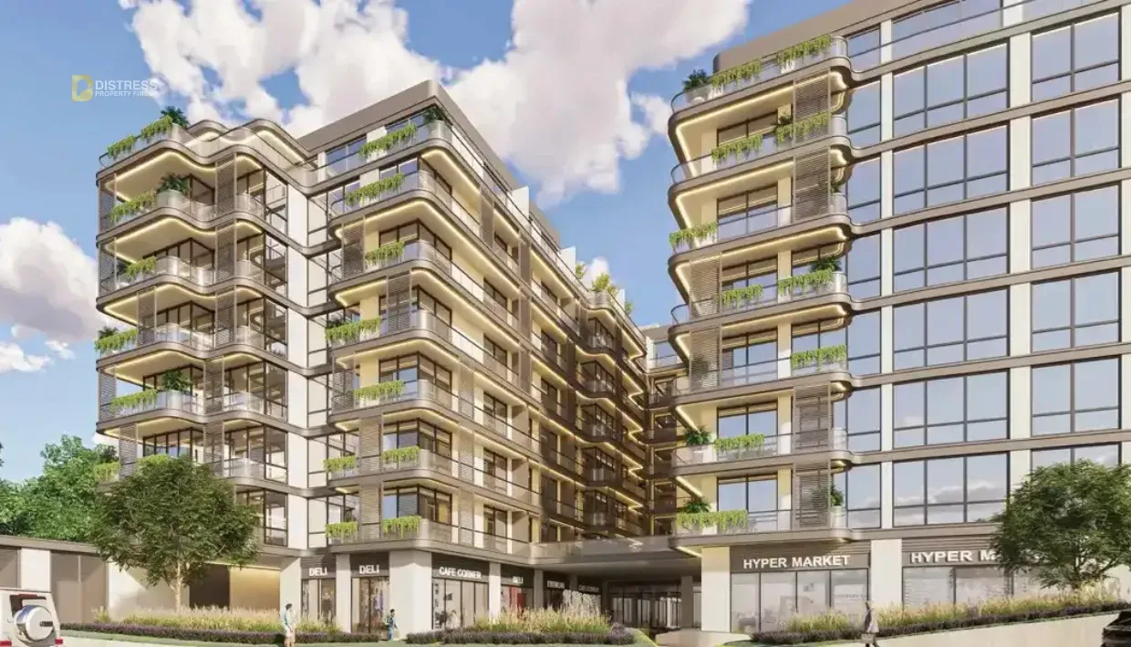 Rendering of Olivia Residences in Dubai Investment Park, developed by Karma Developers