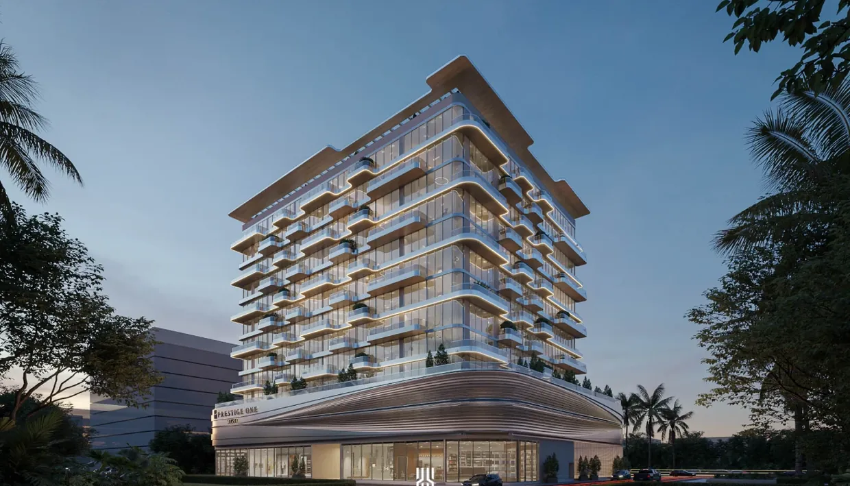 Rendering of Seaside on Dubai Islands, developed by Prestige One Developments