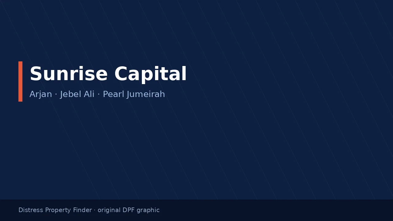 Sunrise Capital name on an original dark blue DPF graphic