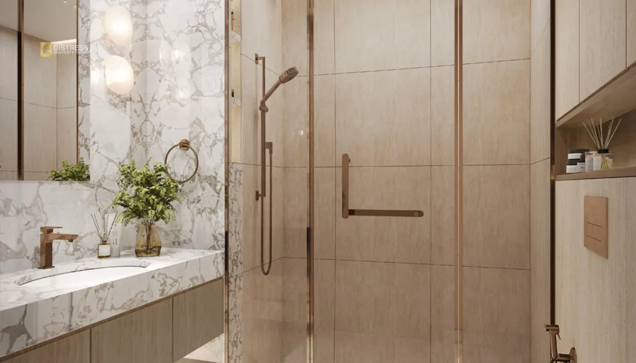 1-Bedroom Apartment Vega Dubai Sports City — Residence At By Developments Bathroom