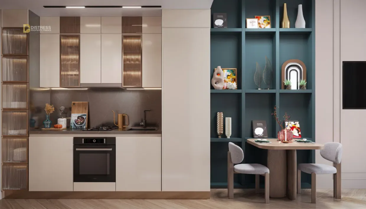 1-Bedroom Apartment Vega Dubai Sports City — Residence At By Developments Kitchen