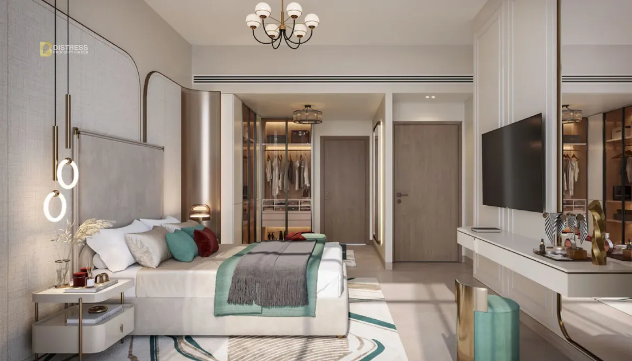 1-Bedroom Apartment Vega Dubai Sports City — Residence At By Developments Master Bedroom