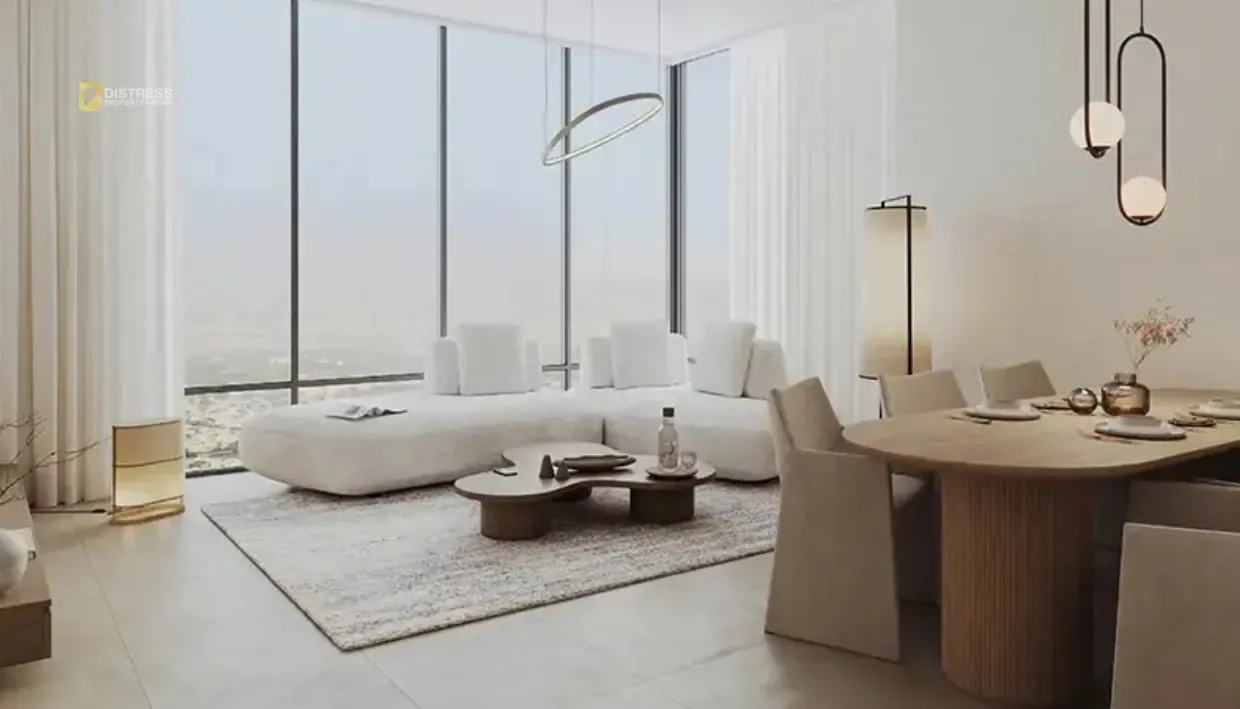 1-Bedroom Apartment Altura 1 WAADA. Living Room. 1-Bedroom Apartment Altura 1 WAADA — Living Room