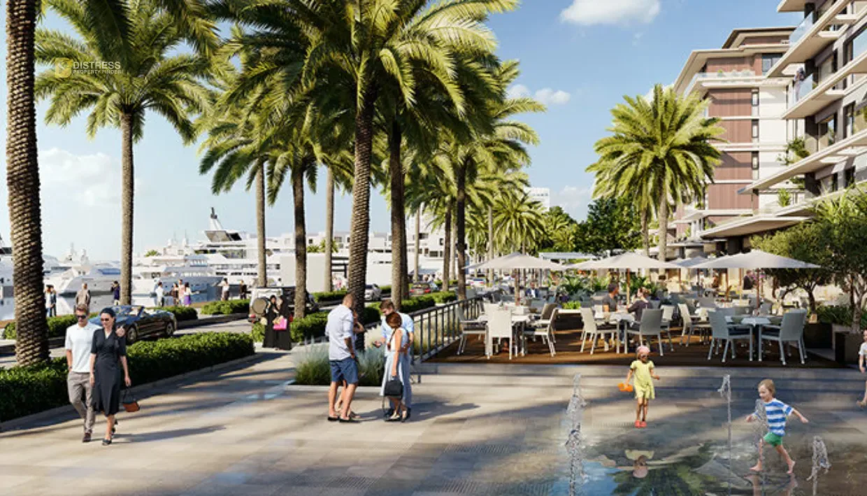 1-Bedroom Apartment Bayline Mina Rashid — At Yachts Marina By Emaar Cafe
