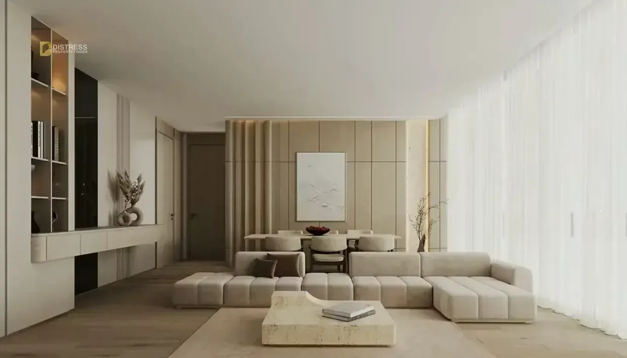 1-Bedroom Apartment Binghatti Hills Dubai Science Park. Distress Deal Studio Ma Living Area. 1-Bedroom Apartment Binghatti Hills Dubai Science Park — Distress Deal Studio Ma Living Area