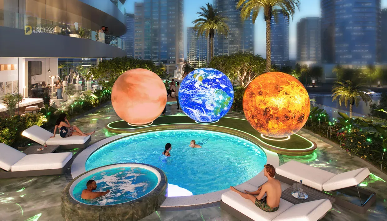 1-Bedroom Apartment Canal Crown Business Bay — Distress Deal Bedroom Apartment In Damac By