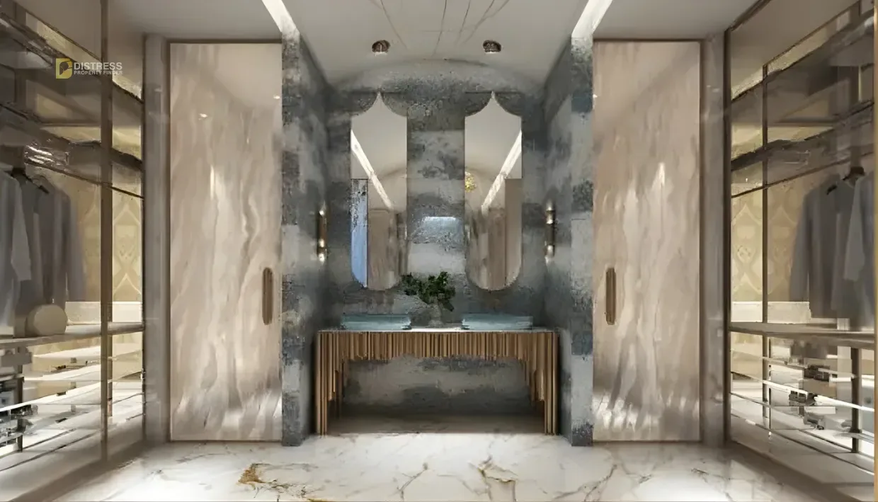 1-Bedroom Apartment DAMAC Bay 2 by Cavalli Dubai Harbour — By Tower Dressing Area
