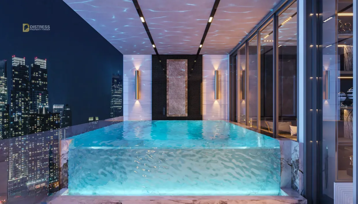 1-Bedroom Apartment Empire Estates Arjan — At By Development Infinity Pool