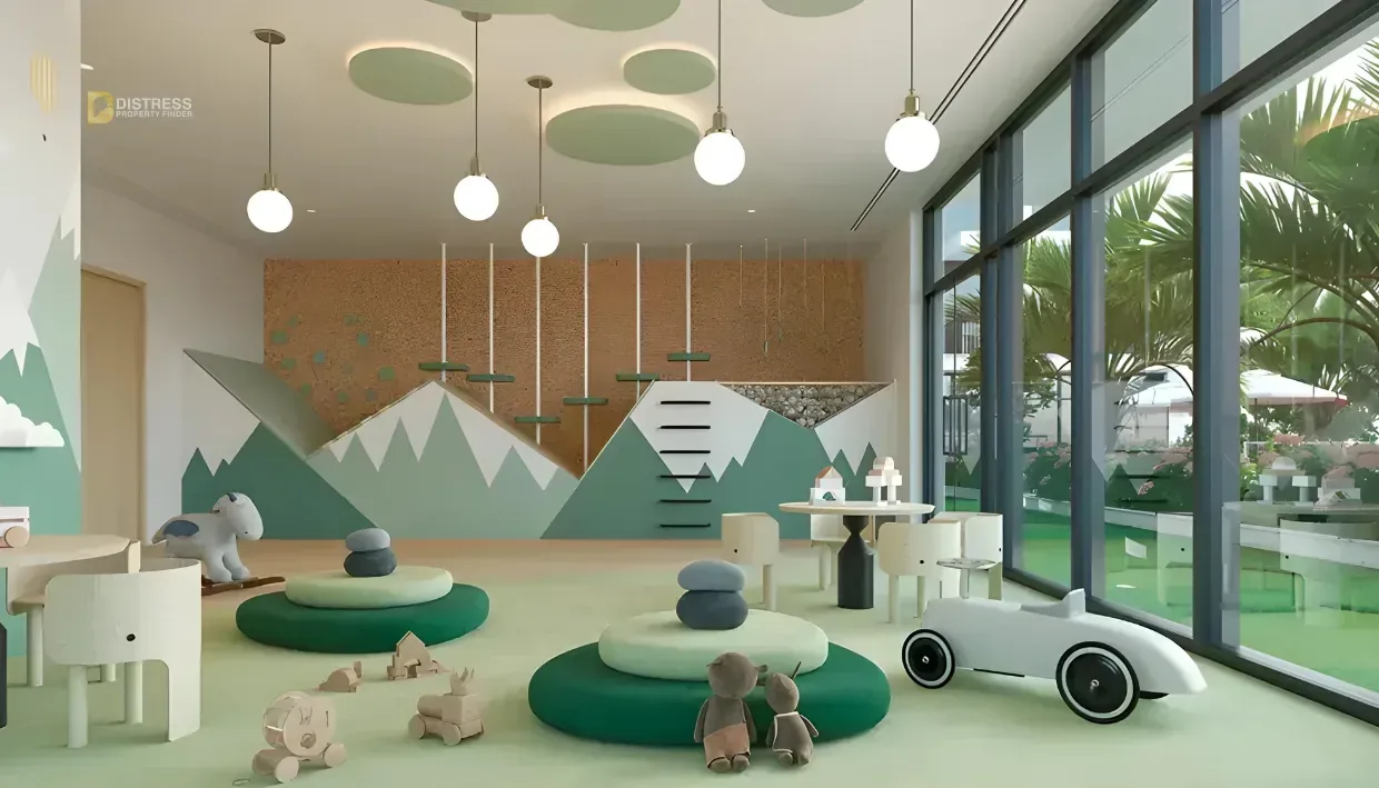1-Bedroom Apartment Hadley Heights 2 Dubai Sports City — By Kids Play Area