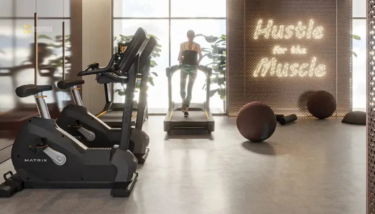 1-Bedroom Apartment Hyde Walk Jumeirah Garden City — By Developments At Al Satwa Dubai Gym