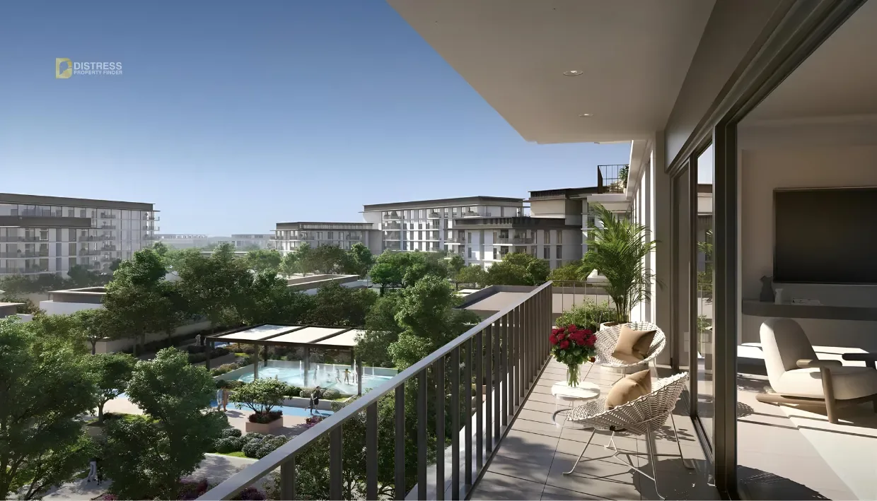 1-Bedroom Apartment Ocean Point Rashid Yachts & Marina — At By Emaar Balcony