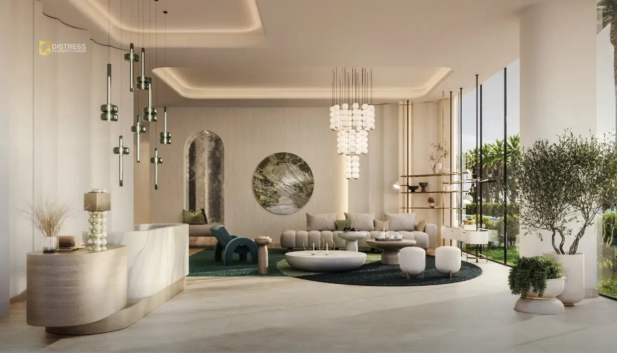 1-Bedroom Apartment Ocean Point Rashid Yachts & Marina — At By Emaar Lobby