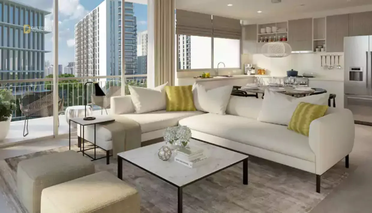 1-Bedroom Apartment Park Heights 2 Dubai Hills Estate — Ii At By Emaar Living Room