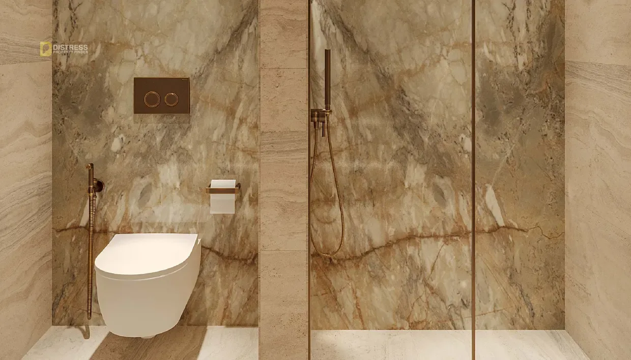1-Bedroom Apartment Pearl House 4 Jumeirah Village Circle — At Dubai Imtiaz Developments Bathroom