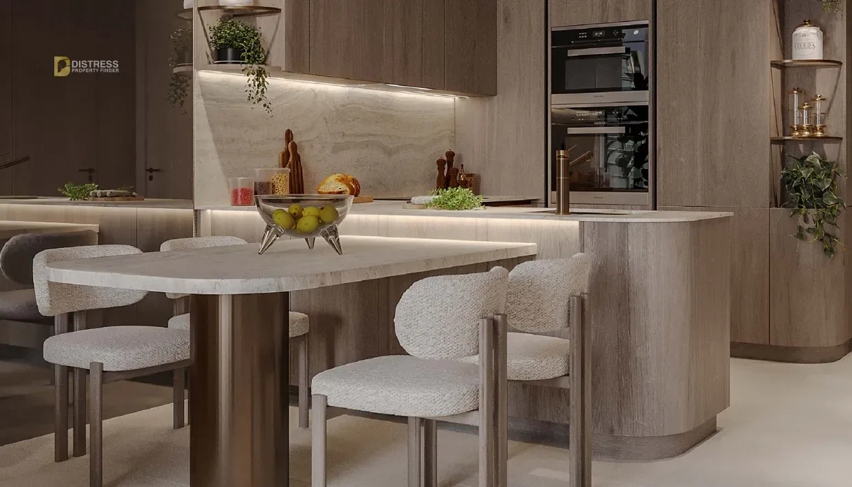 1-Bedroom Apartment Pearl House 4 Jumeirah Village Circle — At Dubai Imtiaz Developments Dinning Area
