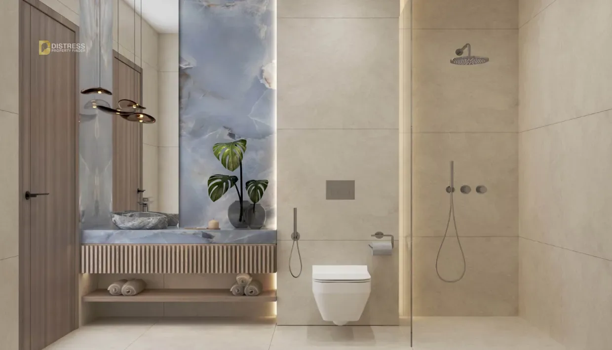 1-Bedroom Apartment Samana Resorts Dubai Production City — At Dubai Production City By Developers Bathroom