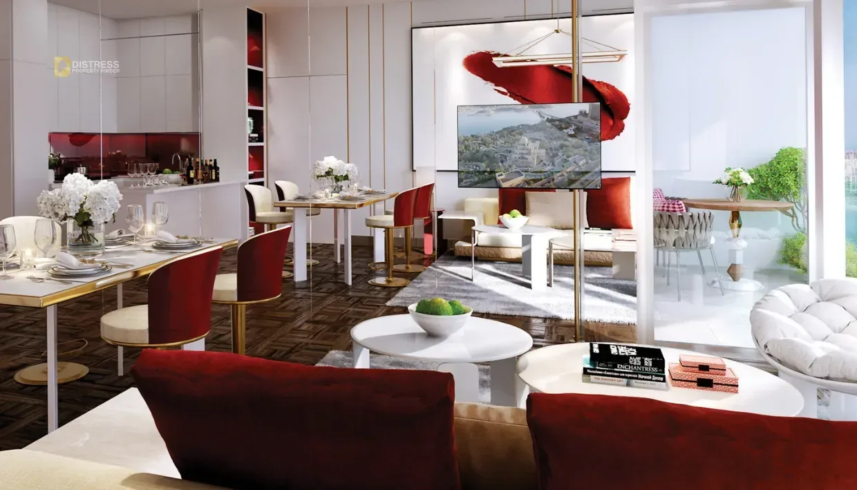 1-Bedroom Apartment Safa Two by De Grisogono Business Bay — Damac By At Dinning