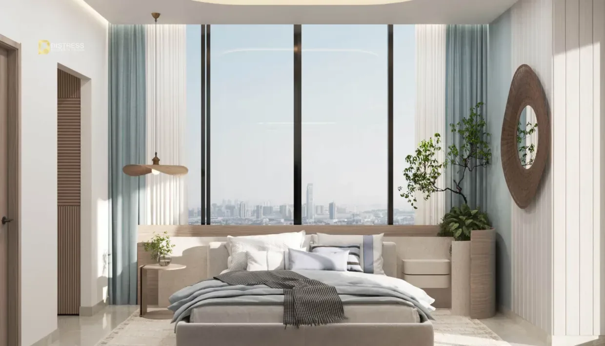 1-Bedroom Apartment Samana Resorts Dubai Production City — At Dubai Production City By Developers Bedroom