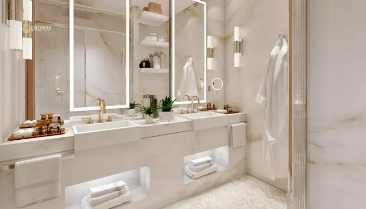 1-Bedroom Apartment The Pier Residences Dubai Maritime City — Residence At By Lmd Continental Investments Bathroom