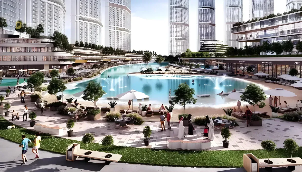1-Bedroom Apartment 350 Riverside Crescent Sobha Hartland 2 — 1br Study Burj Khalifa Beach