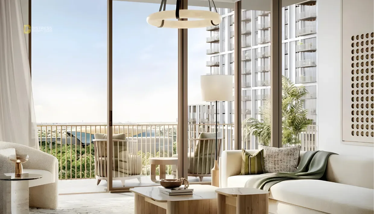 1-Bedroom Apartment Aeon 2 Dubai Creek Harbour — At By Emaar Properties Balcony