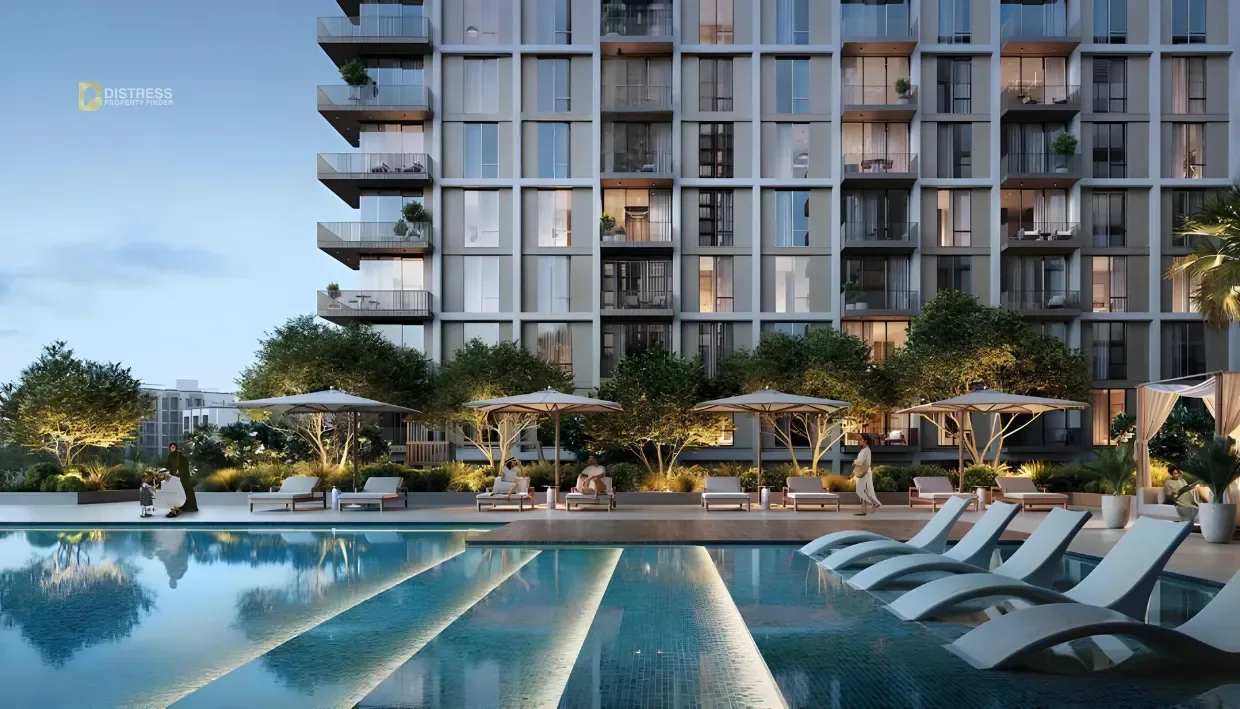 1-Bedroom Apartment Aeon 2 Dubai Creek Harbour — At By Emaar Properties Swimming Pool