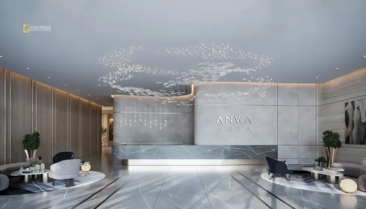 1-Bedroom Apartment Anwa Aria Dubai Maritime City — Omniyat 1br 957sqft Full Distre Lobby