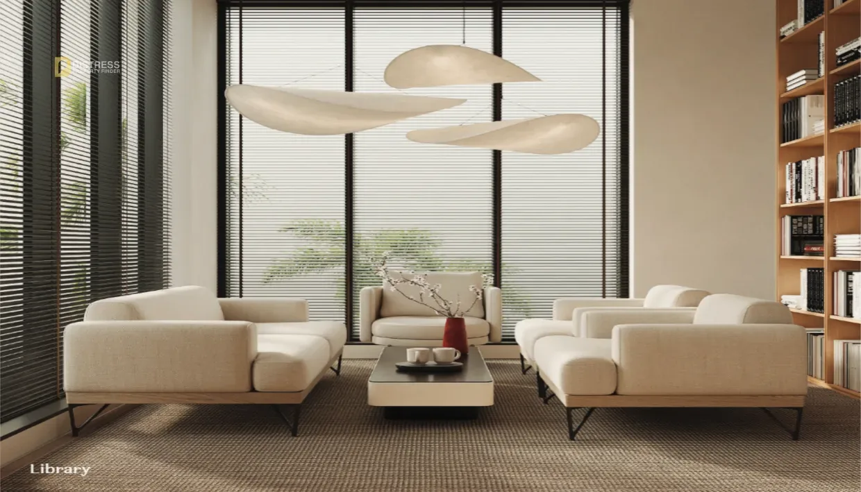 1-Bedroom Apartment Arisha Terraces Dubai Studio City — At By Qube Development Qube Development Living