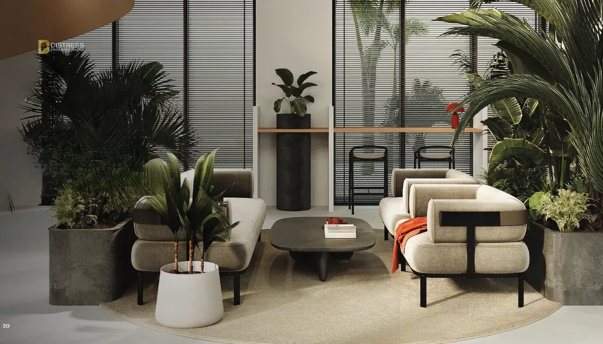 1-Bedroom Apartment Arisha Terraces Dubai Studio City — At By Qube Development Qube Development Lounge