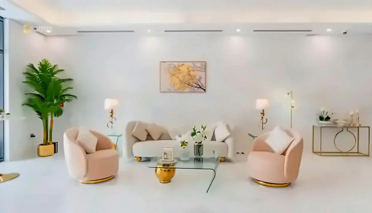 1-Bedroom Apartment Barari Hills Residences Majan — Residences Living Room