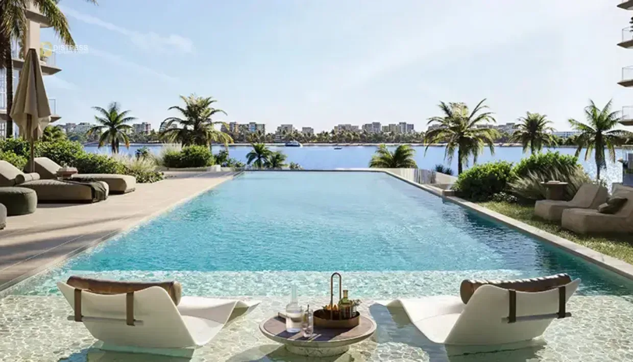 1-Bedroom Apartment Bay Grove Residences Dubai Island — By Nakheel Swimming Pool