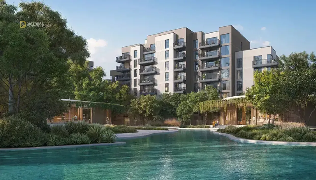 1-Bedroom Apartment Capria East Ghaf Woods — West At By Majid Al Futtaim Swimming