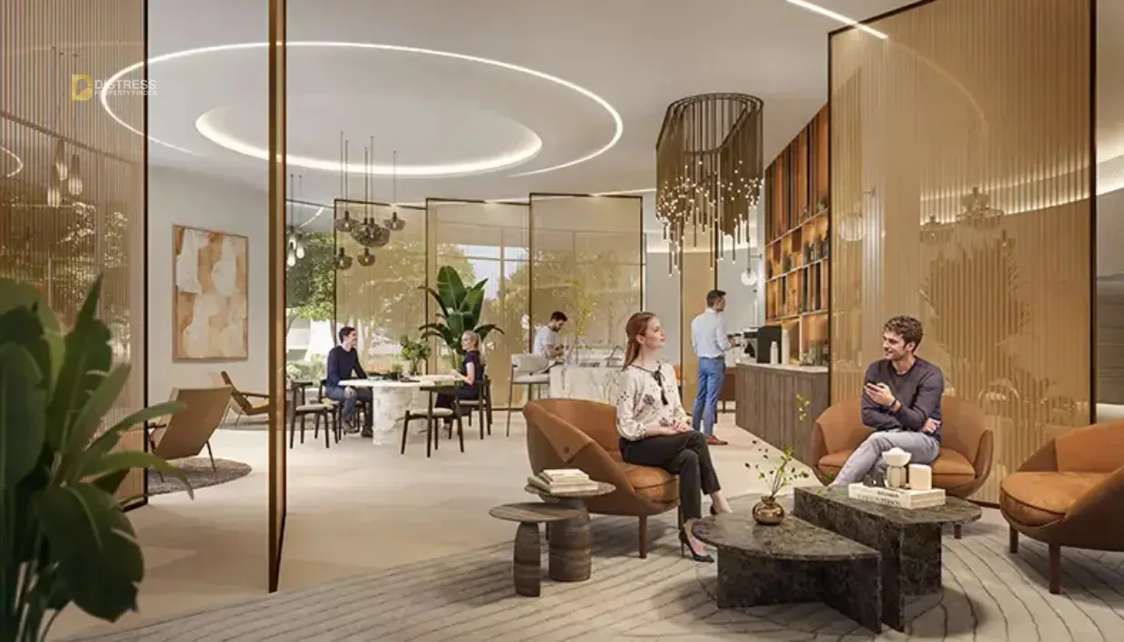 1-Bedroom Apartment Capria East Ghaf Woods — West At By Majid Al Futtaim Lobby